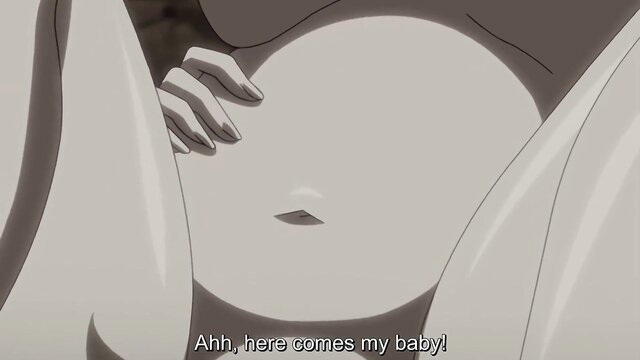 Goblin breeding female samurai's bald pussy creampie closeup