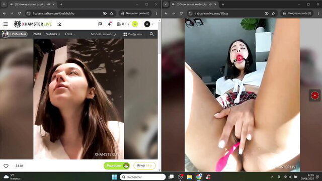 UnaMiuMiu Ellzaa squirting stripchat closeup pussy toy play