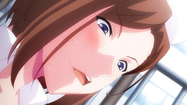 Numajiri nurse closeup POV blush face, big blue eyes hospital hentai