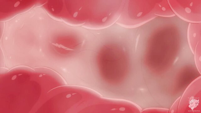 Animated goat mom Toriel fucked by huge cock in pink insides