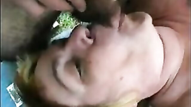 Blonde French woman anally fucked in her house by man