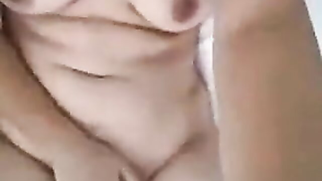Turkish MILF masturbating, nude closeup of tits and pussy