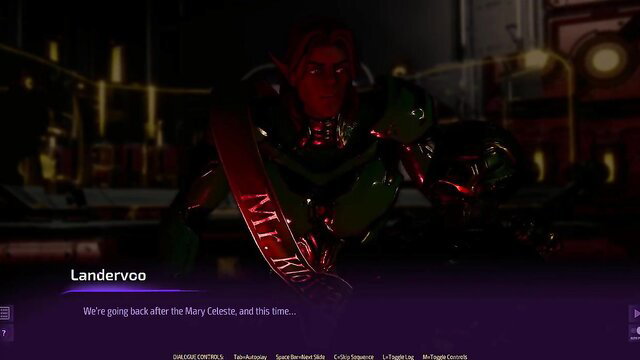 Subverse Fortune green alien babe in shiny armor sex scene v0.6