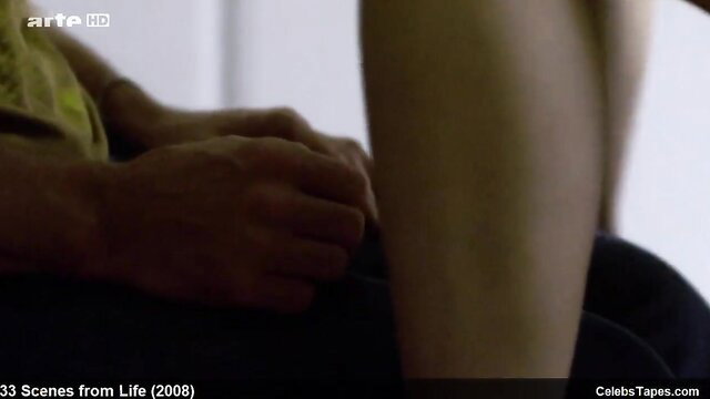 Julia Jentsch closeup hairy pussy in hot sex scene