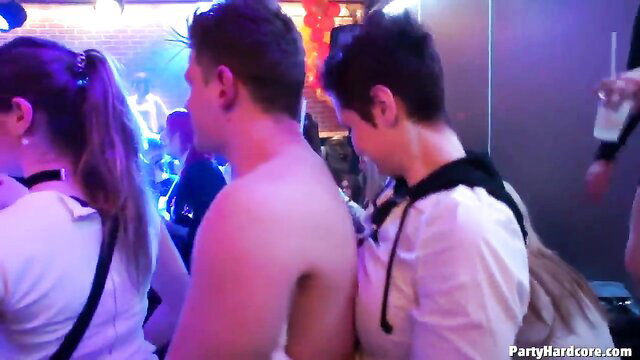 Lisa Ann party with topless hunk, hot babes in club - Abella Danger, Bridgette B