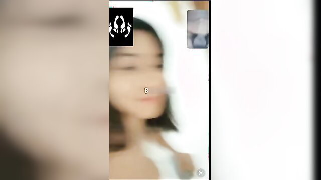 Sherly Crawford blurred hijab tease lips parted VCS solo