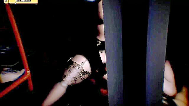 Hentai 3D 108 Goddess ep 12 threesome: lingerie babes with stockings on train