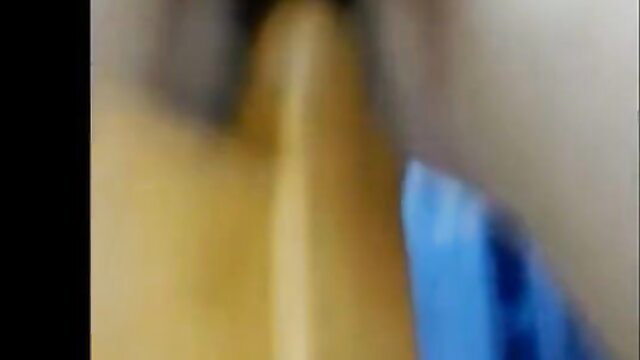 Blurry sexy ex-girlfriend in yellow top and blue bottoms teasing