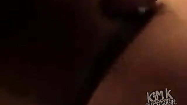 Kim K lookalike sexy brunette in romantic closeup sex embrace