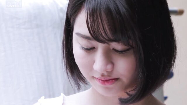 Yukari Shizuki cute Japanese bob haircut closeup face