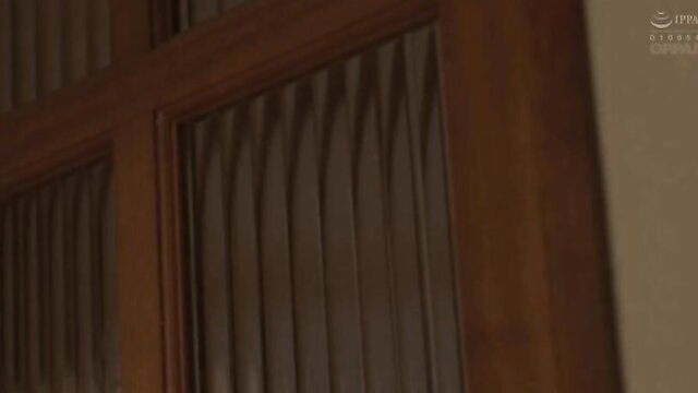 JAV stepdaughter spied through wooden blinds during wife's visit home