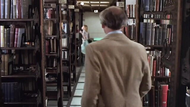 Debbie Dallas in library scene from Debbie Does Dallas 1978
