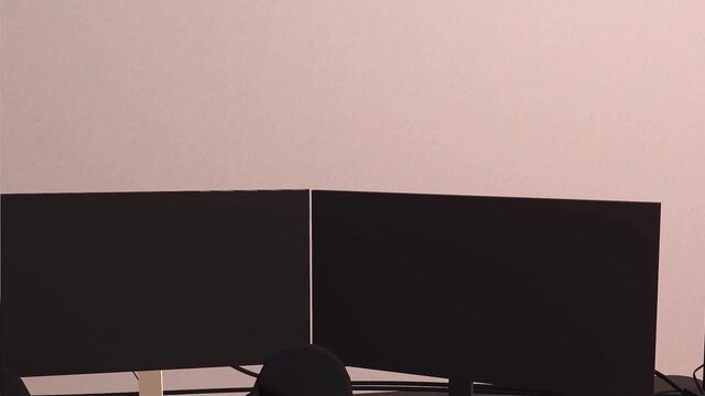 Futa sister dual monitor desk setup tease thumbnail