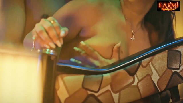 Indian Desi MILF nude tits grabbed by hand in hot homemade sex scene