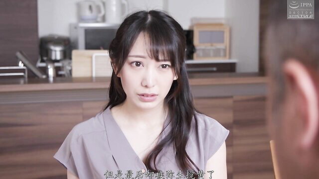 Mizuki Yayoi cute Japanese AV idol in kitchen, surprised face