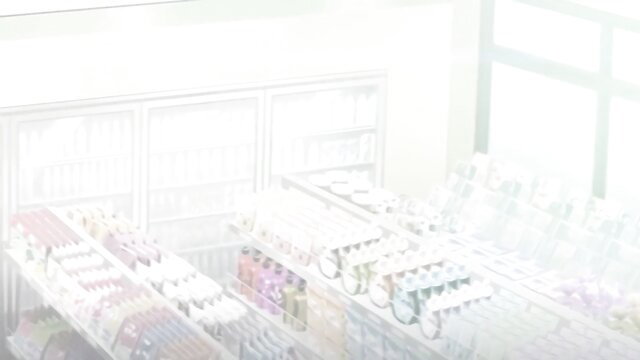 Blurry store shelves in JAV thumbnail for JK blackmailed by ugly manager
