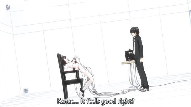 Petite schoolgirl Kana bound naked, feels good in sex prison fuck