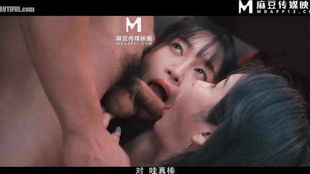 Chinese bride's mom deepthroats photographer's cock at wedding