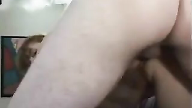 Older white woman rides hairy older man's cock closeup