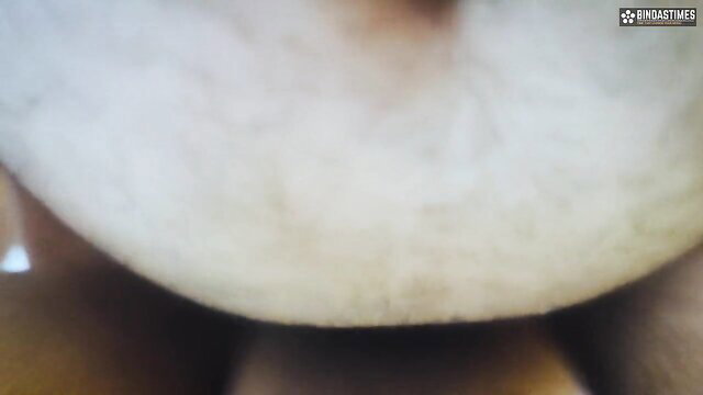 StarSudipa's closeup POV sex vlog tits and hairy pussy tease