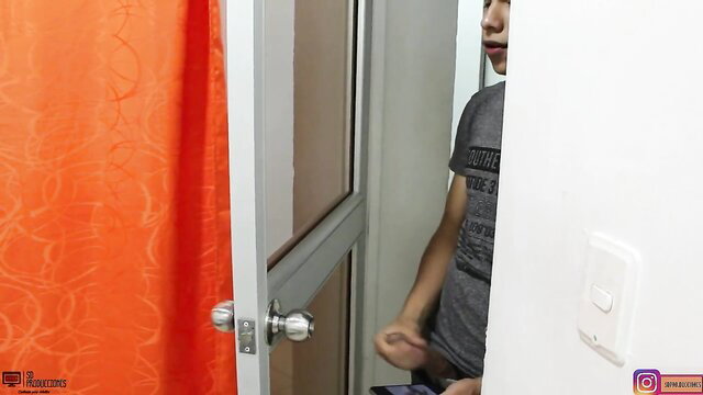 DANNA's horny stepson peeking masturbating watching stepmom