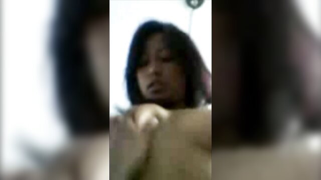 Blurry Nepali chick closeup, teasing tits in amateur video thumbnail