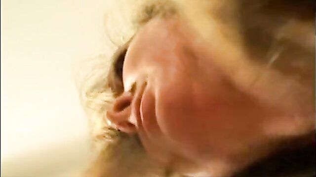Closeup of horny blonde wife Alex's blissful face during hard fuck