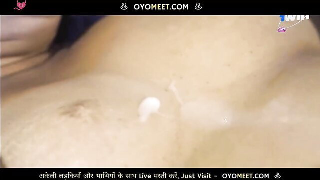 Desi Indian bhabhi closeup pussy creampie cumshot leak