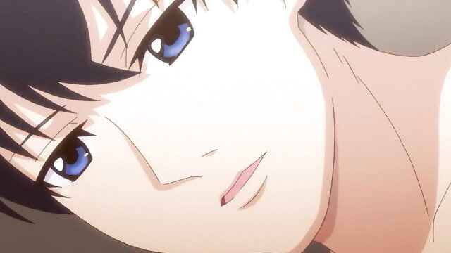Closeup of seductive blue-eyed anime guy from Eternity: Sweet Love Story 10 JAV