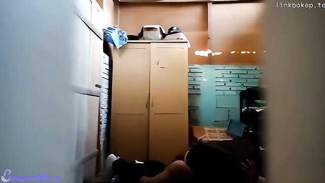 Indonesian amateur teacher student POV sex in room, Gorontalo guru murid
