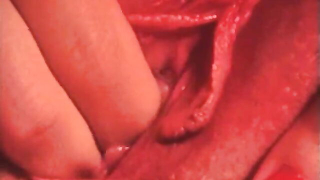 Retro Tabu Film closeup of fingers spreading wet pink pussy lips