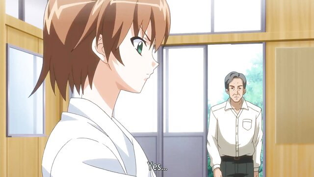 Anime JAV daughter in school shirt faces pervy dad in Demon Father 2 ep1