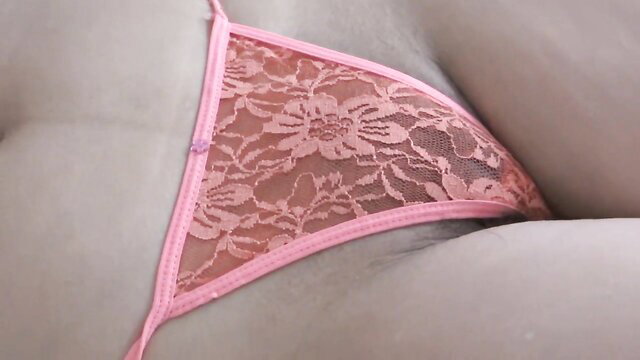 Ardientes69 in pink lace thong upskirt after beach, hot Latina curves