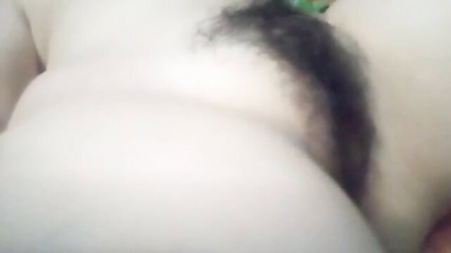 Cute Asian babe nude solo masturbating with toy at home