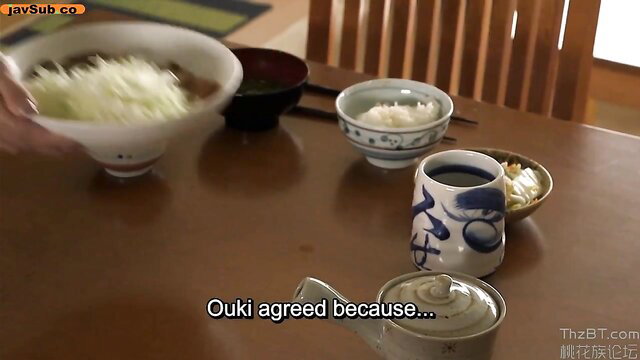 Mayumi Imai JAV food play scene with noodles and rice