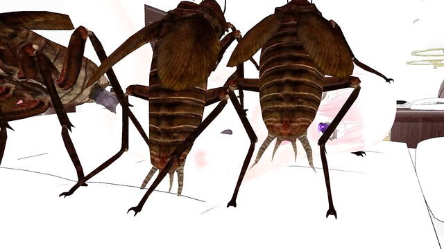 Lilia fucked hard by three men in hotel room threesome