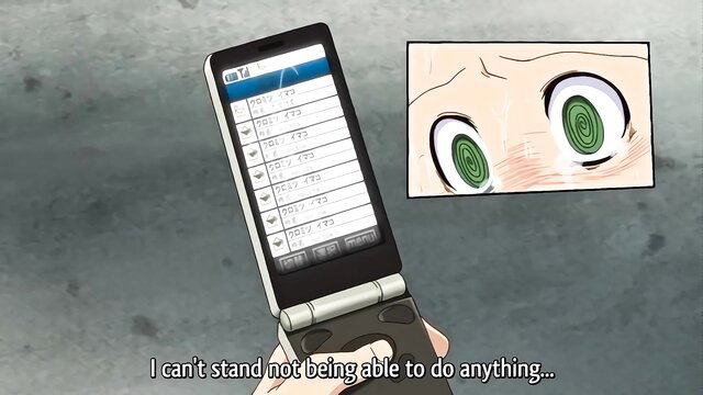 Petite hentai teen blindfolded, spiraling green eyes, Imako System gangbang