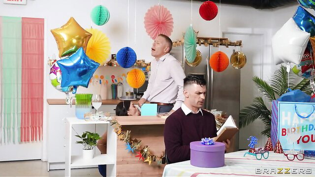 Chloe Surreal's wild birthday anal party with hubby's bro - Brazzers