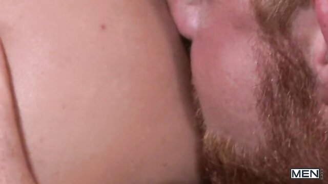 Bennett Anthony fucked by bearded Luke Adams in hot gay scene