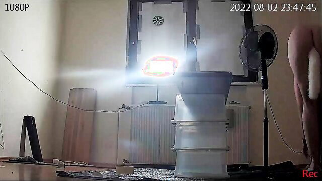 KittieNoOne nude with butt plug tail, big ass solo pose