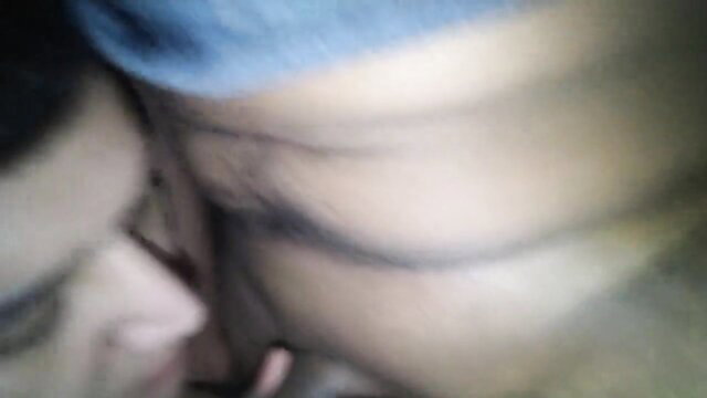 Blurry closeup of cuckold husband licking BBC cock after creampie cleanup