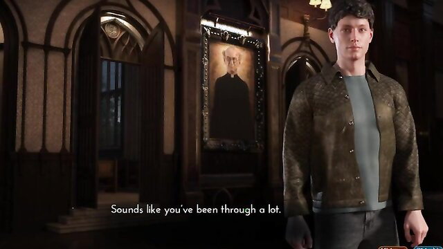 Handsome young man in gothic hall, Genesis Order PC gameplay thumbnail