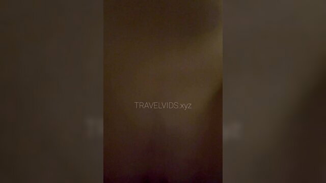 Blurry low-light adult video thumbnail with big dick tease