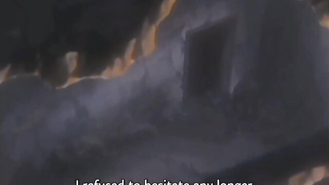 Dark Shell 2 busty wife double penetrated by rough anime soldiers