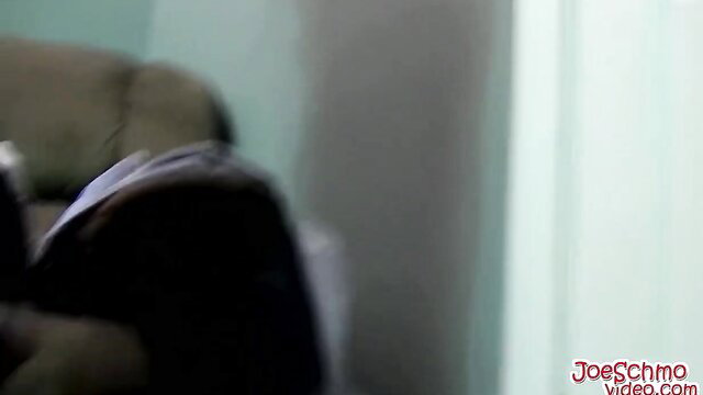 Budding Woody shows off fat shaft to daddy on couch