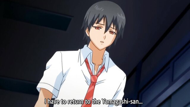 Anime boy in school uniform says he must return to Yamagashi-san