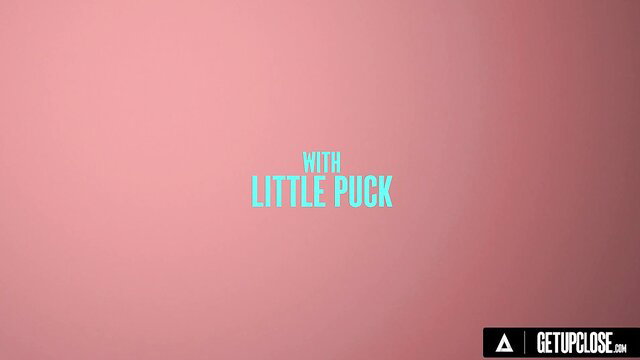 Little Puck pink title thumbnail for BBC creampie MILF sex video