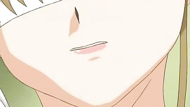 Closeup of stunning anime girl's soft pink lips and cute face