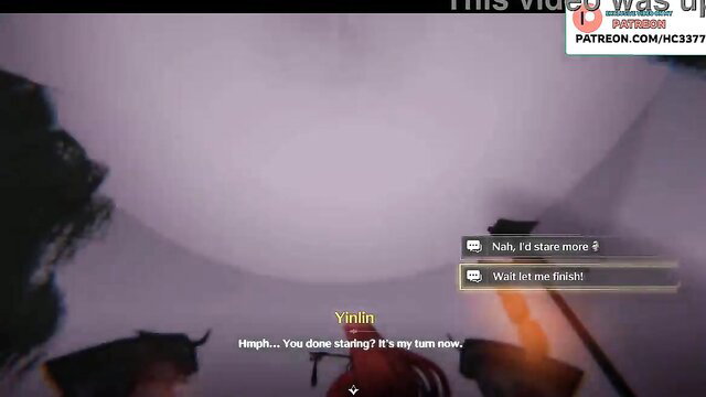 Hentai babe Yinlin creampied big tits turn-based fuck