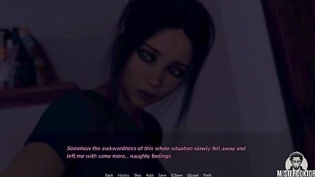 Asian beauty with sultry eyes and naughty feelings in erotic scene